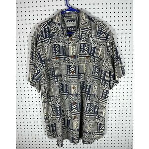 Orvis Tribal Print button down shirt size XL